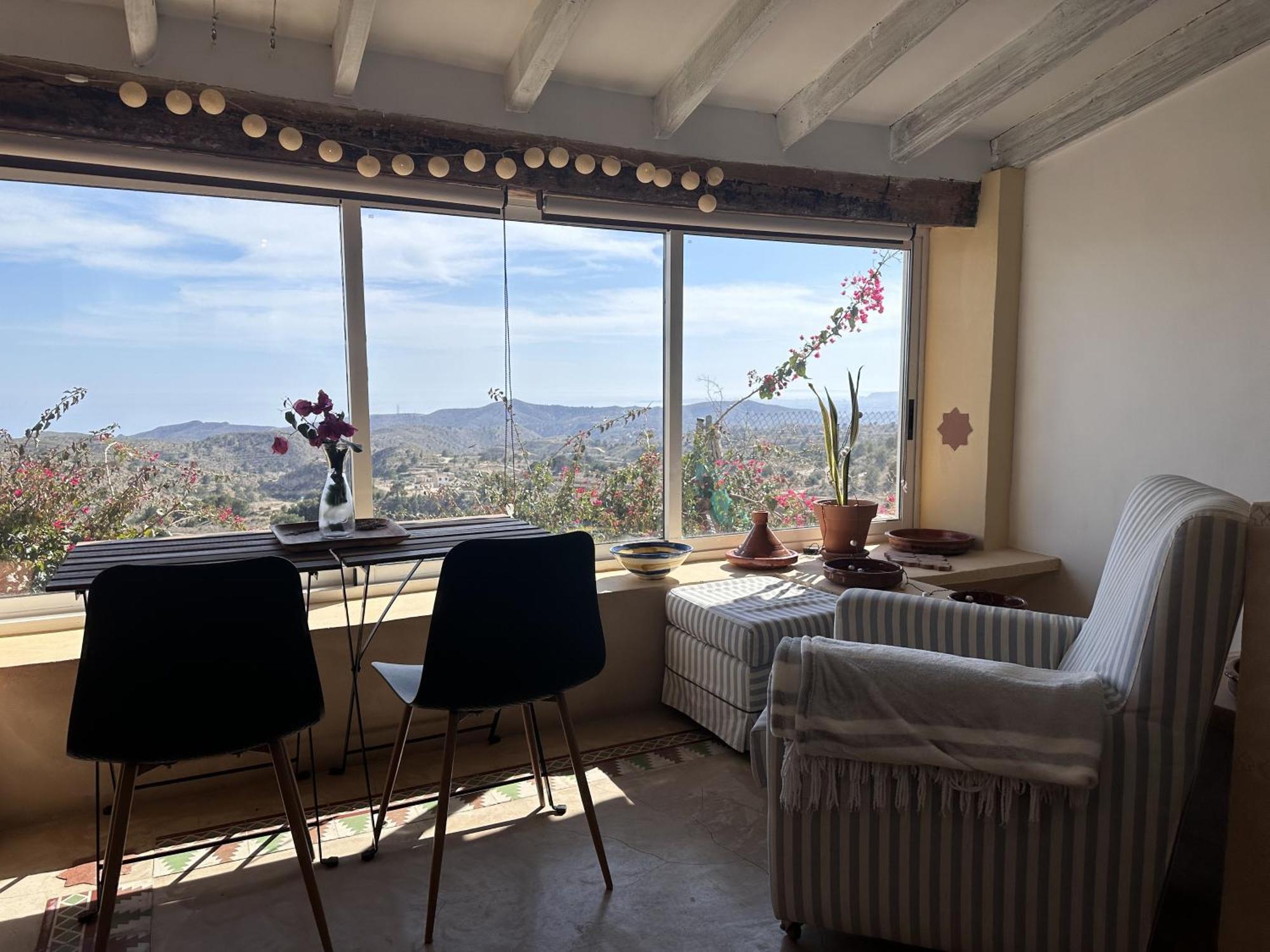 Casa Con Vistas Al Mar Y Patio De Buganvillas Aigües Extérieur photo