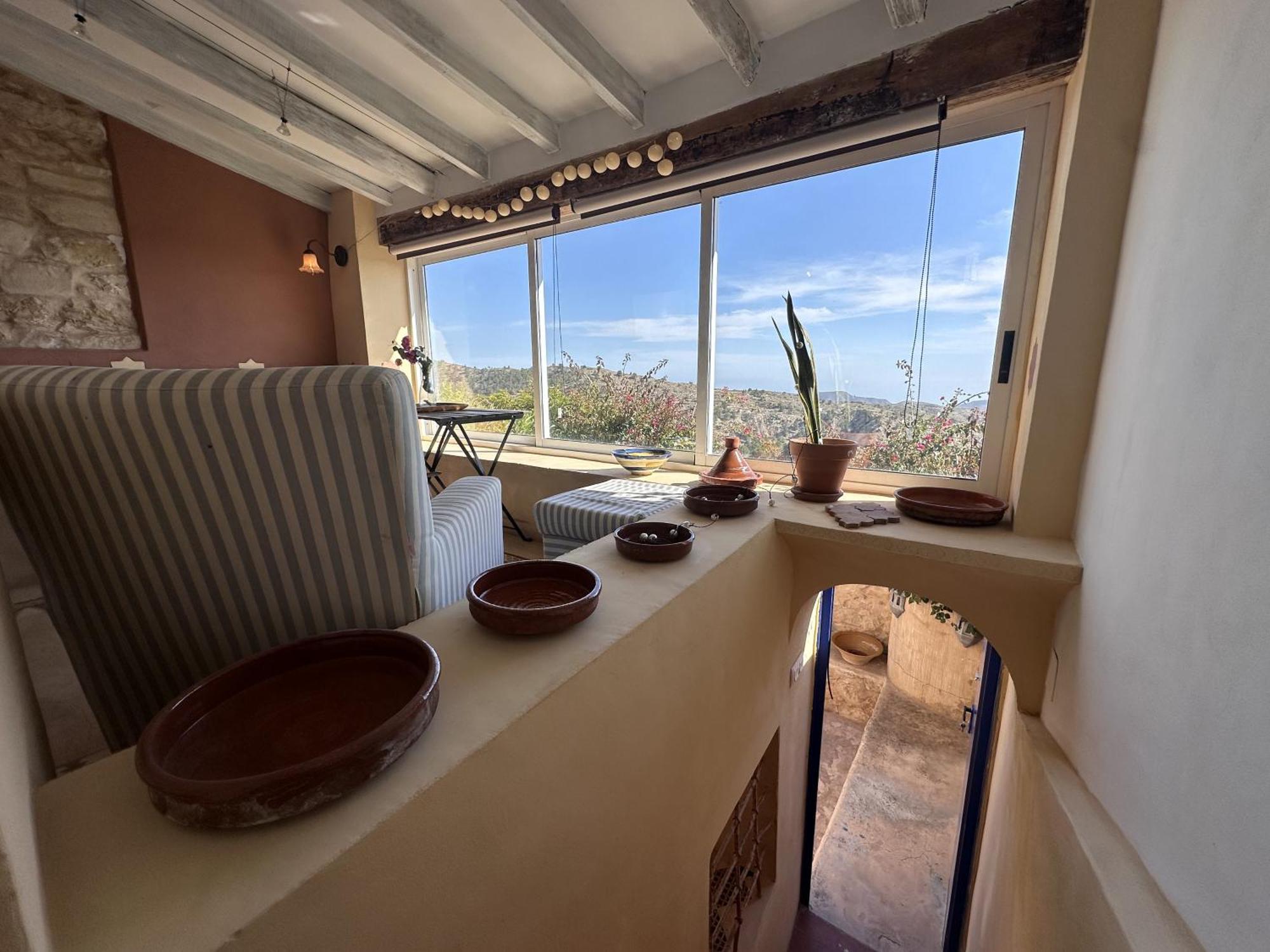 Casa Con Vistas Al Mar Y Patio De Buganvillas Aigües Extérieur photo