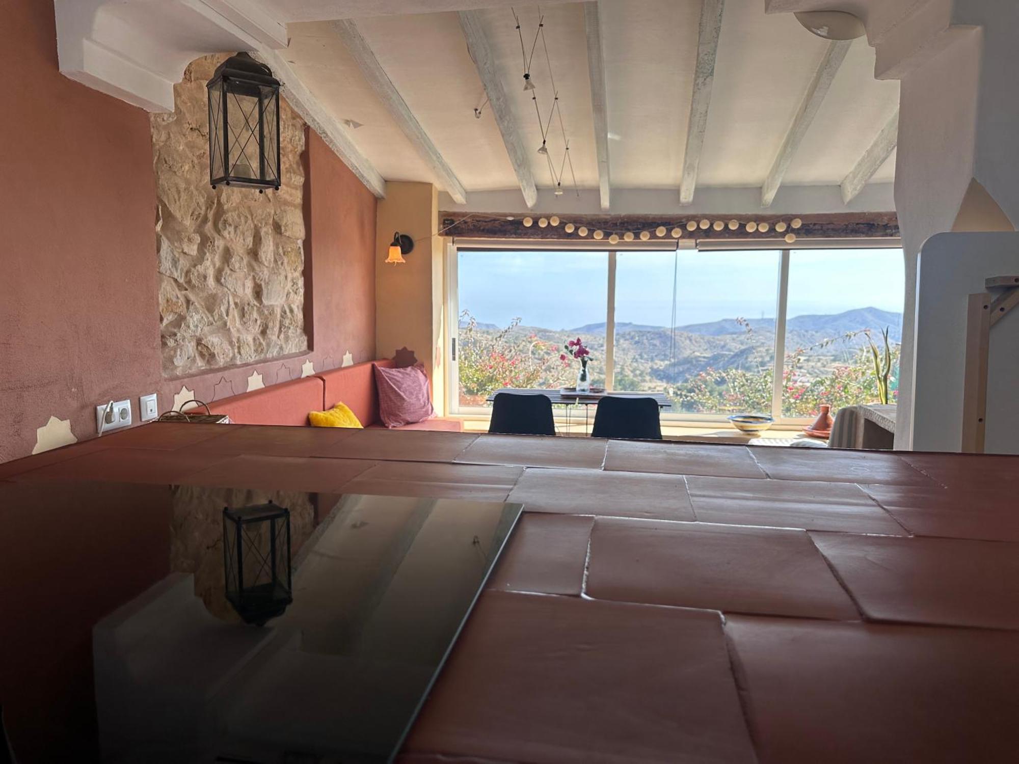 Casa Con Vistas Al Mar Y Patio De Buganvillas Aigües Extérieur photo
